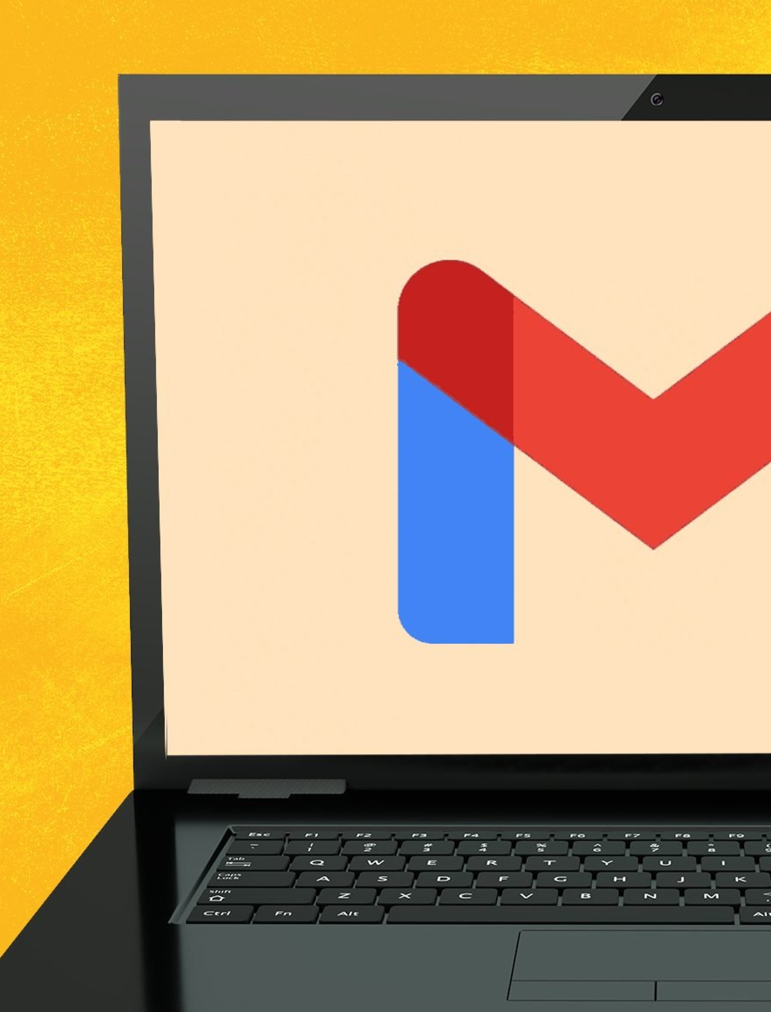 gmail logo on screen