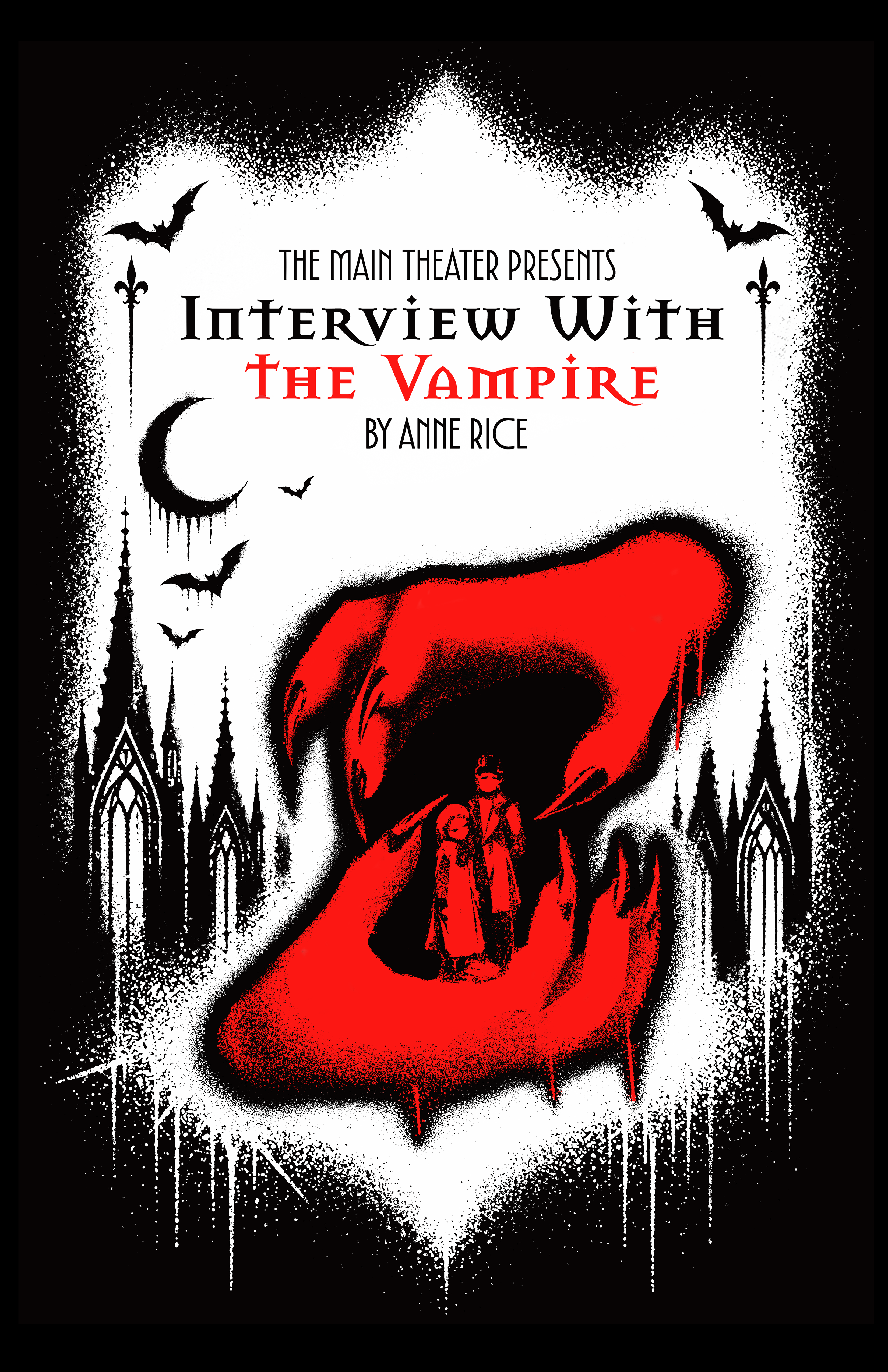 final poster design for interview with the vampire