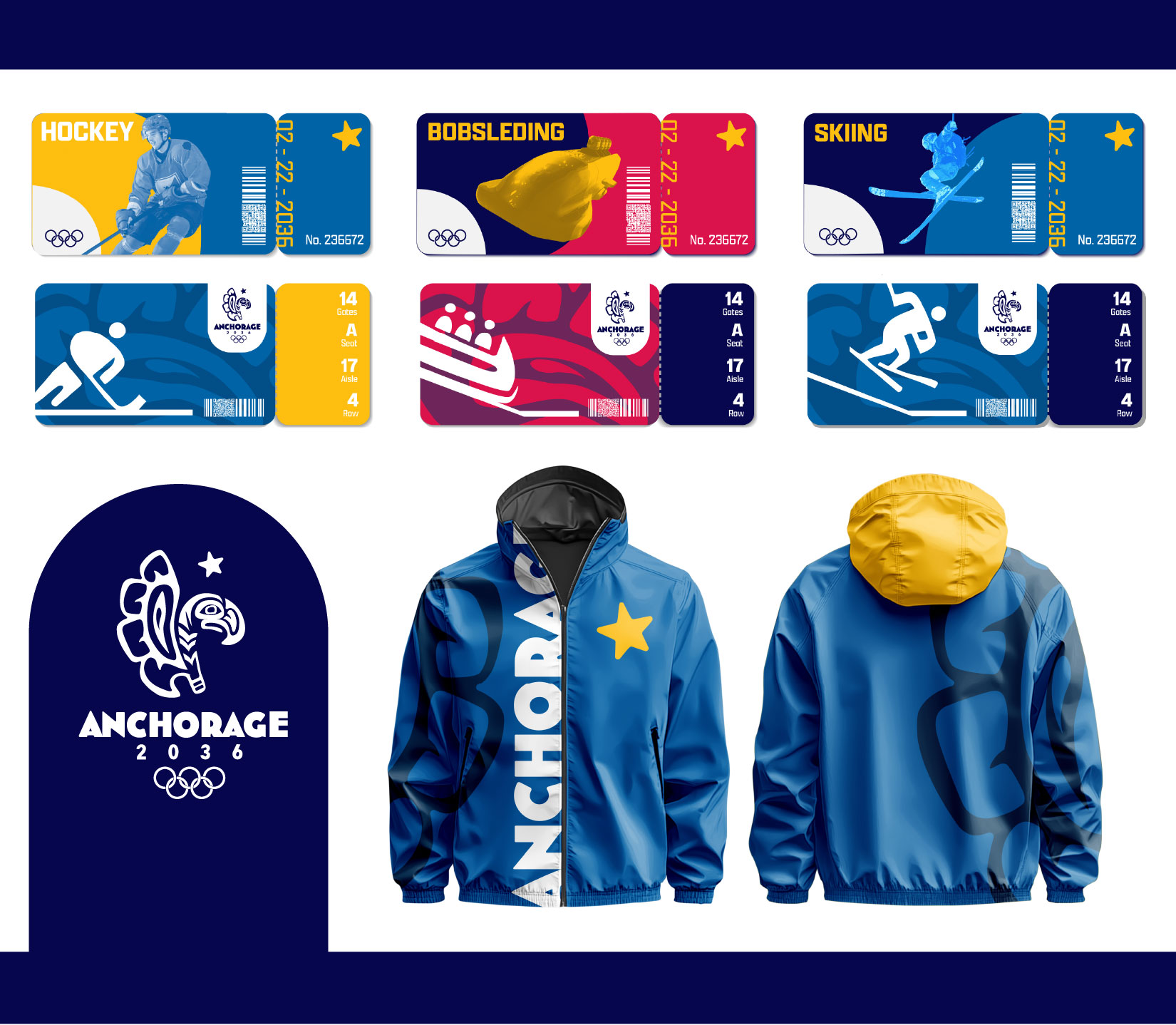 tickets and jackets