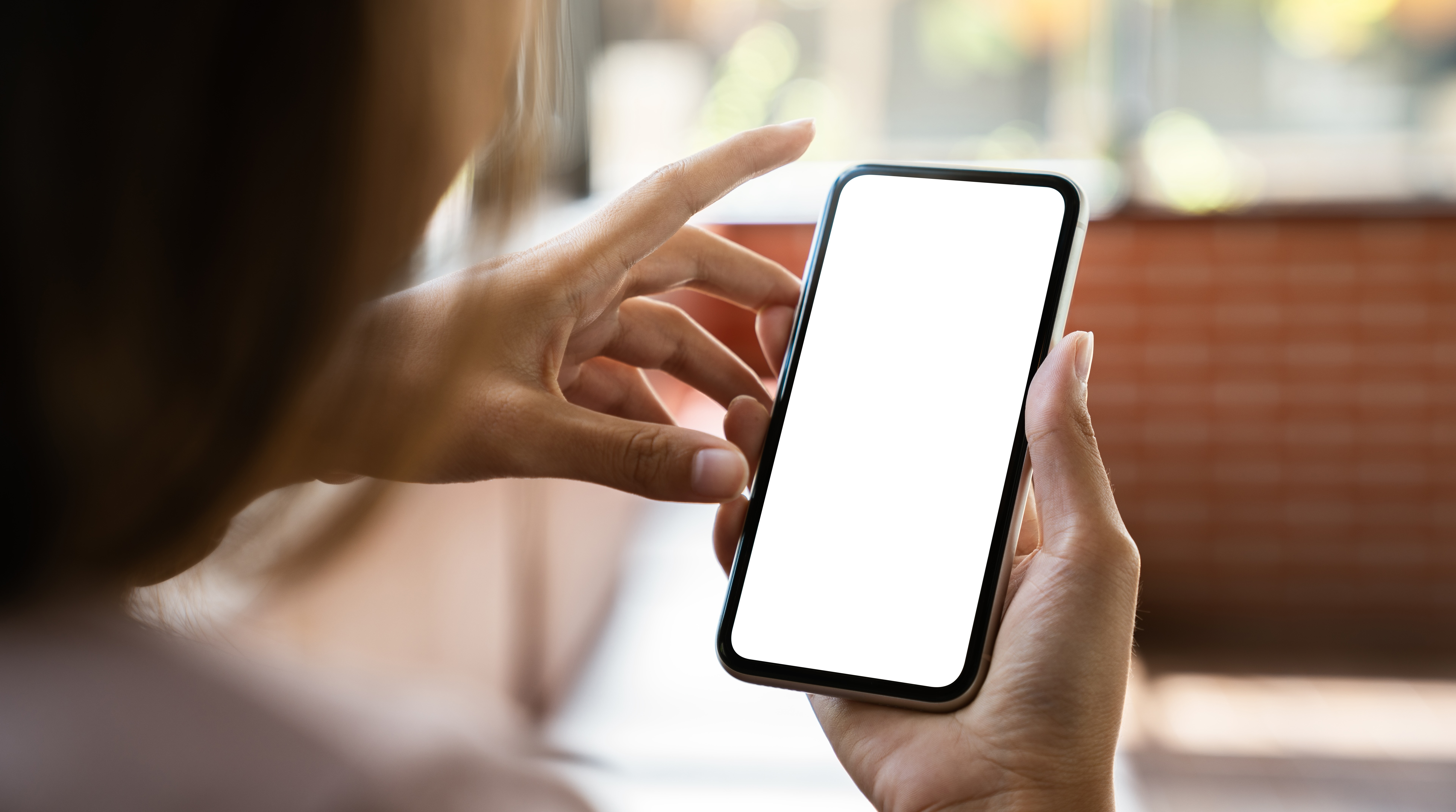 person on phone